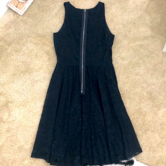 Soprano navy blue lace zipper up dress. Sz XS. New condition - Picture 5 of 8